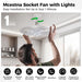 13 in. Small Ceiling Fan with Lights and Remote, Socket Ceiling Fan Light Bedroom, Screw In Dimmable LED Ceiling Fan for Kitchen Living Room-5-ErisView