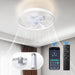 13 in. Small Ceiling Fan with Lights and Remote, Socket Ceiling Fan Light Bedroom, Screw In Dimmable LED Ceiling Fan for Kitchen Living Room-1-ErisView