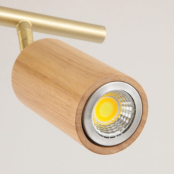 Adjustable 1/4 Lights Three Step Dimming Japanese-Style Ceiling Spotlights