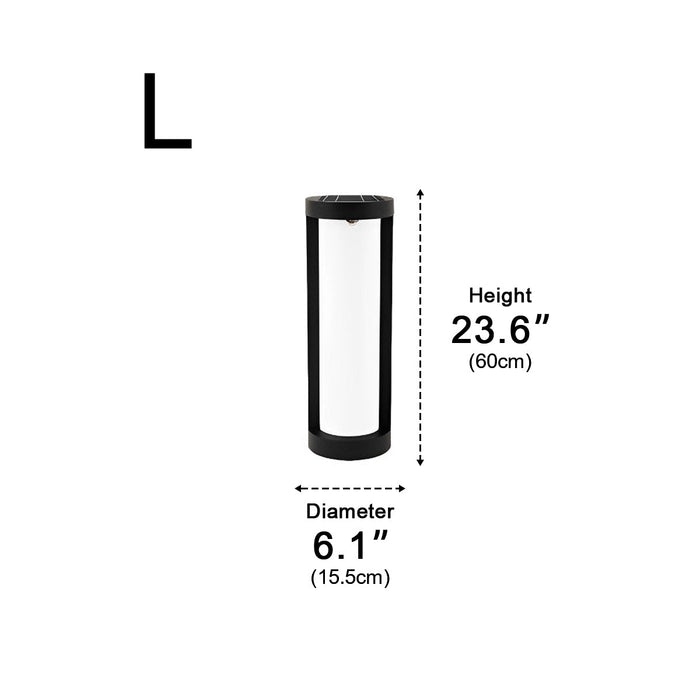 Hardwired LED Round Pathway Light, Modern Waterproof Wall Sconce for Garden/Patio/Yard