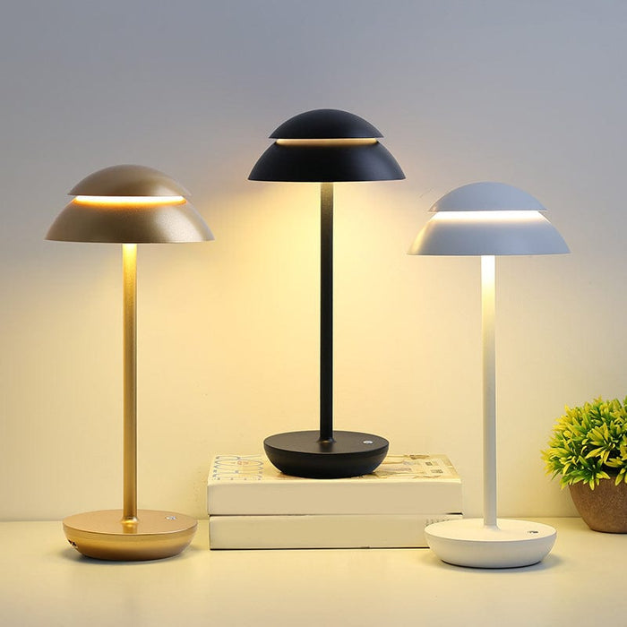 Nordic Rechargeable Cordless Table Lamp Integrated LED Built-in Battery Desk Light