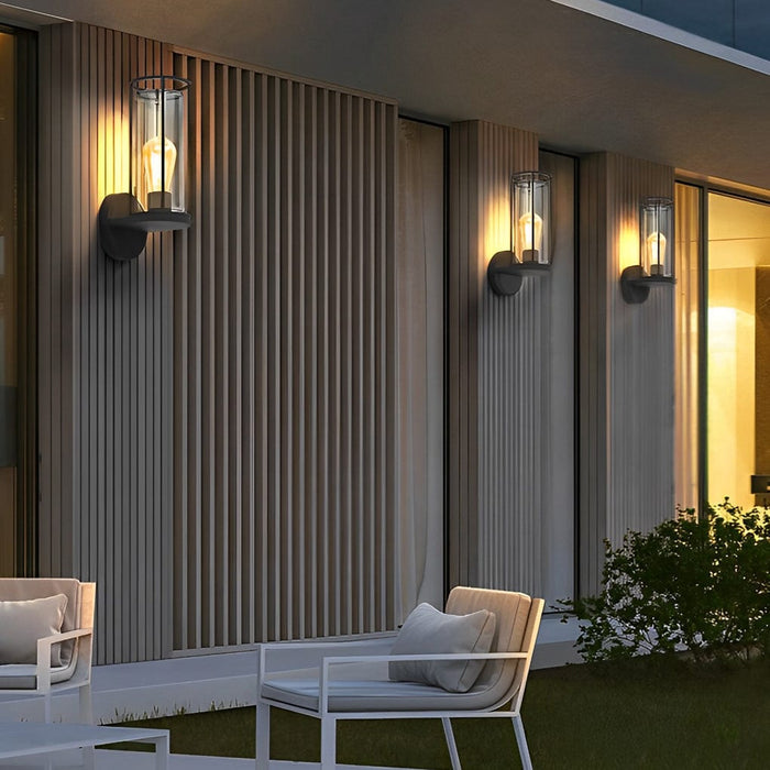 Minimalist Round Waterproof Retro Wall Lamp Outdoor Lawn Lights Path Lights