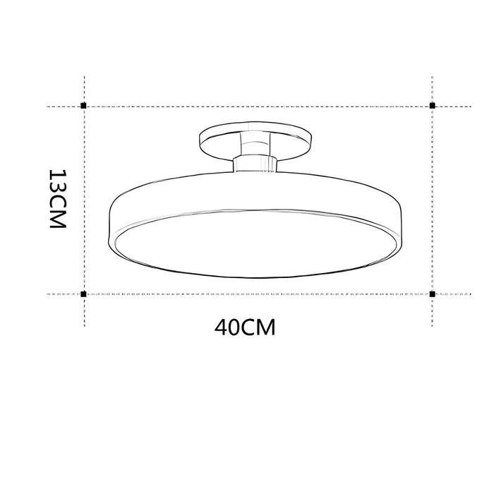 Thick Circular LED Nordic Flush Mount Lighting Ceiling Lights Pendant Light