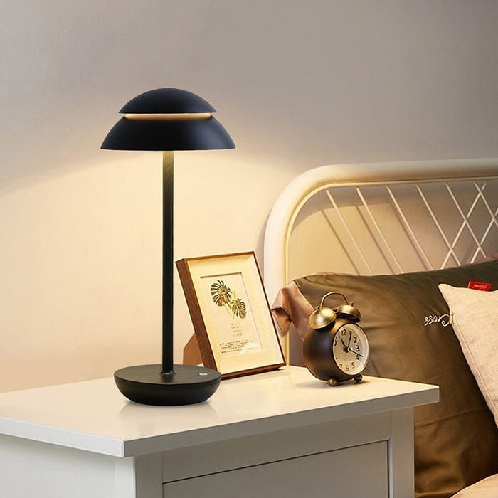 Nordic Rechargeable Cordless Table Lamp Integrated LED Built-in Battery Desk Light