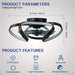 15.7 in. Smart Geometric Bladeless Ceiling Fan with Light and Remote Control, Dimmable LED Ceiling Fan for Kitchen Bedroom Living Room-ErisView