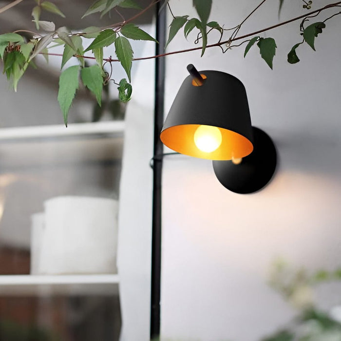 Unique Matte Metal Nordic Plug in Wall Sconce Lighting Wall Light Fixture