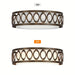 16 in. Round Bronze LED Flush Mount Ceiling Light-ErisView