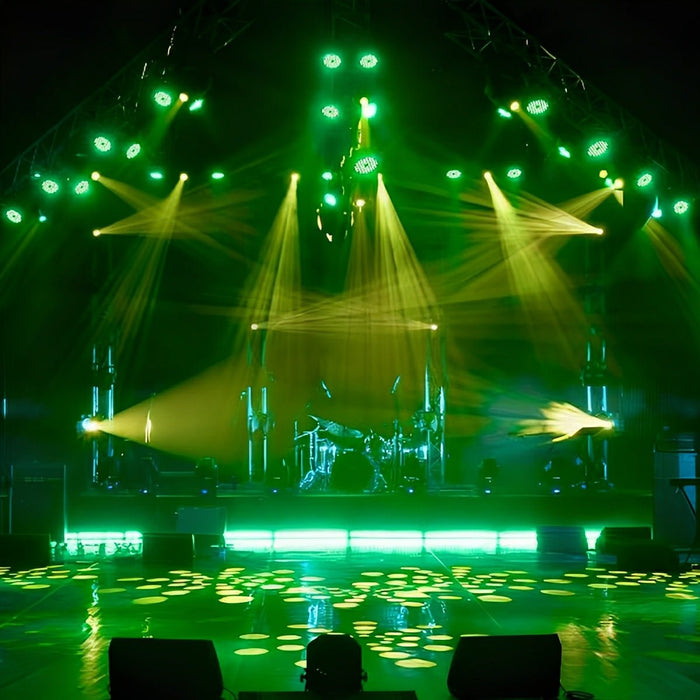Professional RGB LED Beam Spot Light, Auto Voice Control, Stage/DJ/Party/Event Lighting