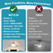 16.5 in. Screw In Small Ceiling Fan with Light for Living Room Bedroom, Dimmable Socket Fan Light with Remote-3-ErisView