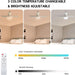 16.5 in. Socket Fan Light with Lights and Remote, Dimmable LED Ceiling Fan with Lights, Screw In Ceiling Fan for Bedroom Kitchen Living Room Closet-6-ErisView
