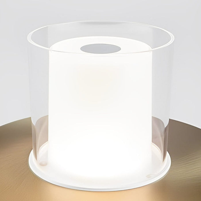 Modern Candle Cordless Table Lamp USB Touch/Gesture Dimming LED Night Light