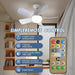 18 in. Ceiling Fan with LED Light and Remote Control, Socket Bedroom Ceiling Fans, Kitchen Fans with Lights, Living Room Fan, Outdoor Fan for Gazebo -2-ErisView