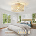 18 in. Crystal Fan Light, Lantern Shaped Industrial Looking Ceiling Fan, Chandelier with Remote Control for Living Room Bedroom Dining Room-5-ErisView