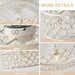 18 in. Crystal Fan Light, Lantern Shaped Industrial Looking Ceiling Fan, Chandelier with Remote Control for Living Room Bedroom Dining Room-6-ErisView