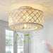 18 in. Crystal Fan Light, Lantern Shaped Industrial Looking Ceiling Fan, Chandelier with Remote Control for Living Room Bedroom Dining Room-1-ErisView