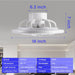 18 in. Smart Ceiling Fan with Alexa Google Assistant APP Control, Ceiling Fan on Low Ceiling with Lights, Dimmable LED RGB Bedroom Ceiling Fans-7-ErisView