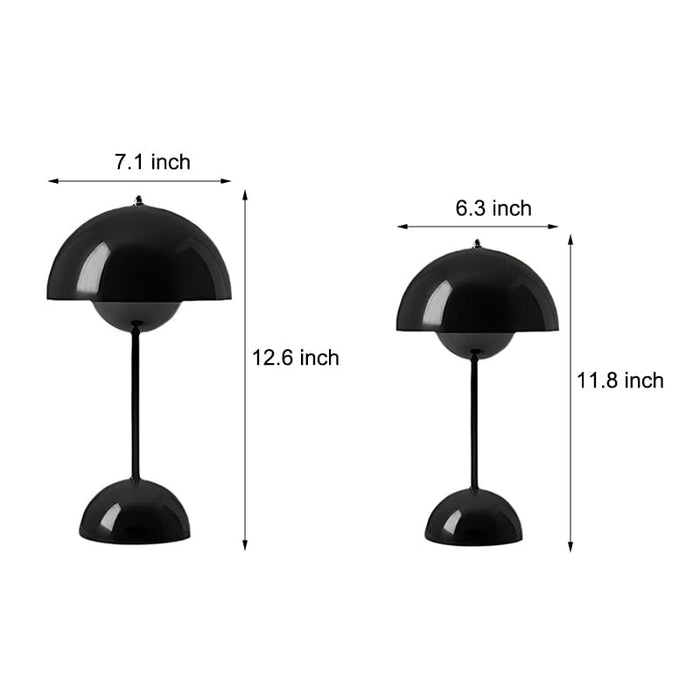 Iron Rechargeable Portable Flowerpot VP3 Table Lamp Touch Dimming Flower Bud Bedside Lamp