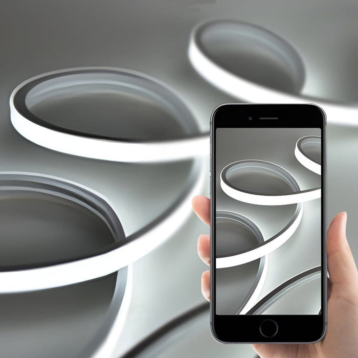 197'' Waterproof Recessed Silicone 24V Modern Flexible LED Strip Lights Linear Light