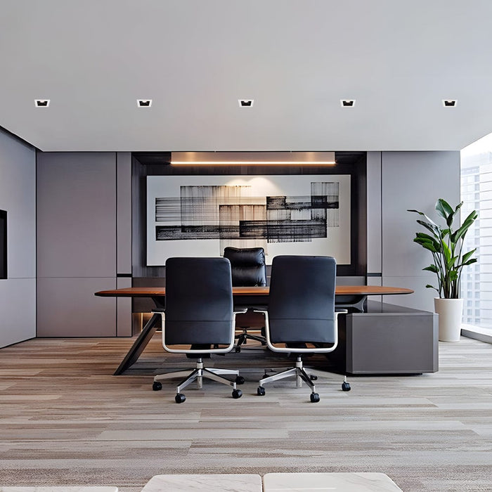 Modern LED Linear Recessed Ceiling Downlight. 1/2/5/10/15-Light