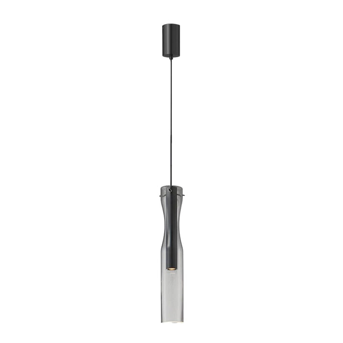 Long Glass Copper Luxury 3 Step Dimming Simple Modern Pendant Lights Fixture