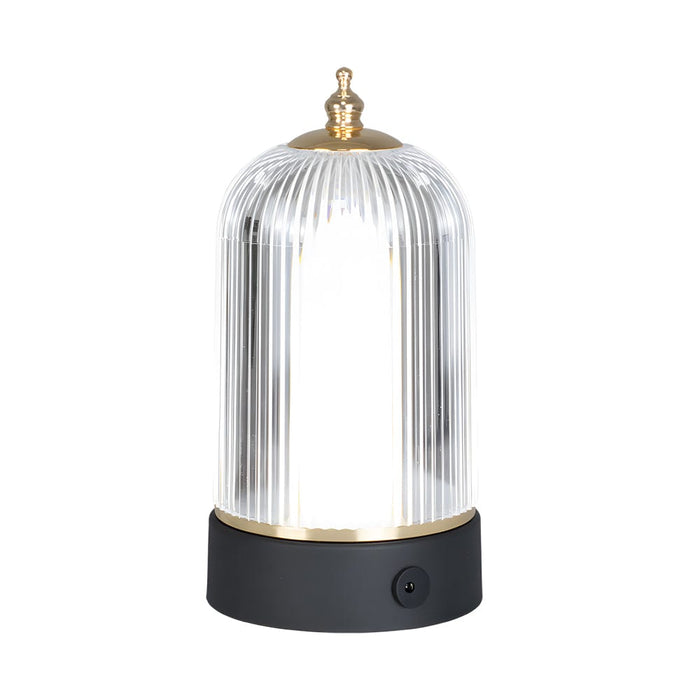 Portable Acrylic Cage Table Lamp LED Warm Desk Lantern