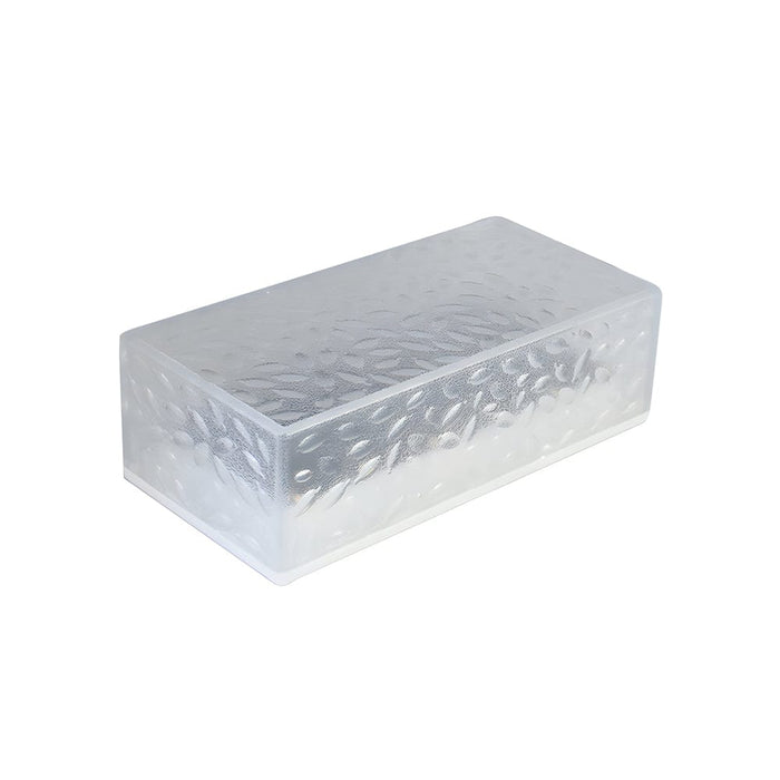 2Pcs Solar Brick Lights for Modern Outdoor Ambiance - Rectangular
