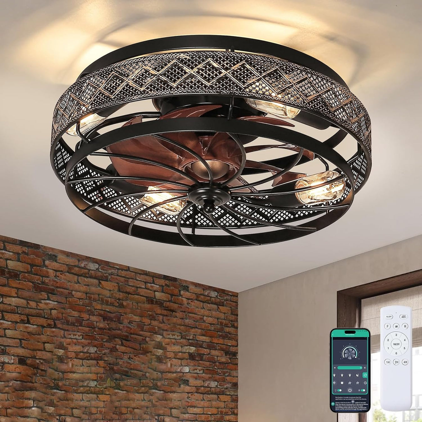 Bedroom Ceiling Fans with Lights