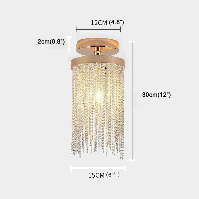 Tassel Metal LED Modern Farmhouse Chandeliers Pendant Light Island Lights