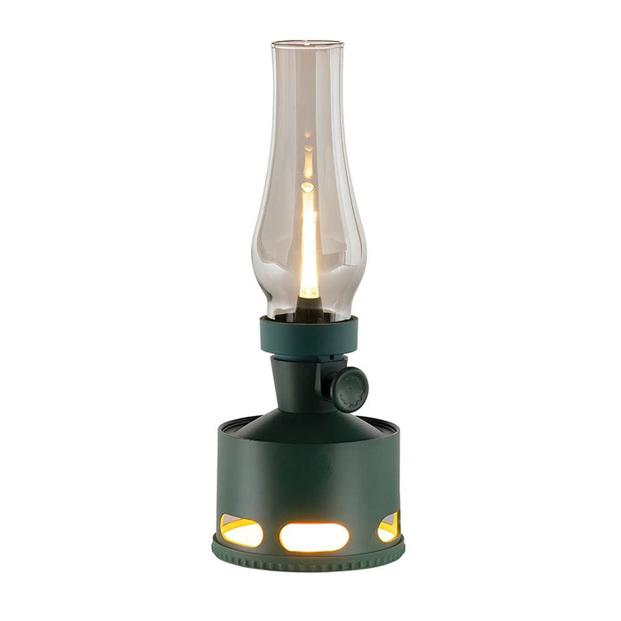 Plastic Retro Rechargeable Lantern Table Lamp LED Built-in Battery Gravity Sensor Night Light