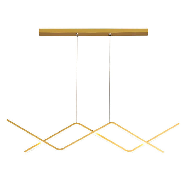 Creative Linear Design LED 3 Step Dimming Modern Chandelier Hanging Lamp