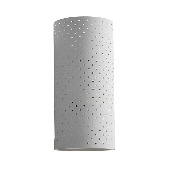 Minimalist Cylindrical Gypsum LED Waterproof White Modern Wall Lamp