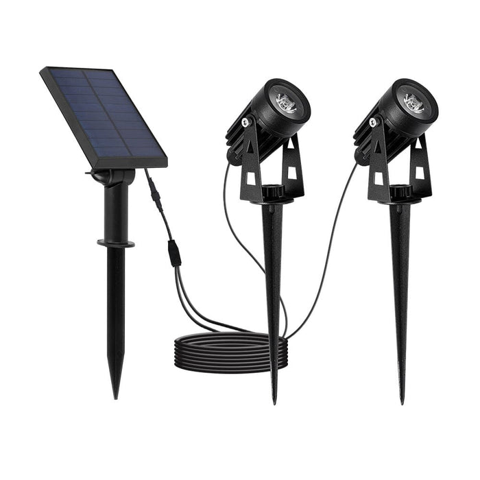 4-In-1 Adjustable Solar Outdoor Spotlight. 100-200 Lumens