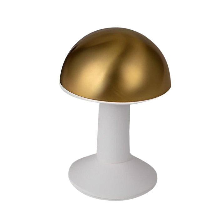 Mild Steel Led Dimming Touch Control Mushroom Table Lamp Cordless Desk Light