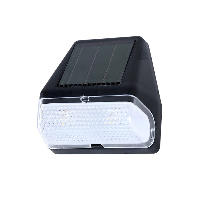 4 Pcs LED Waterproof Auto Charging Solar Fence Lights Step Lights