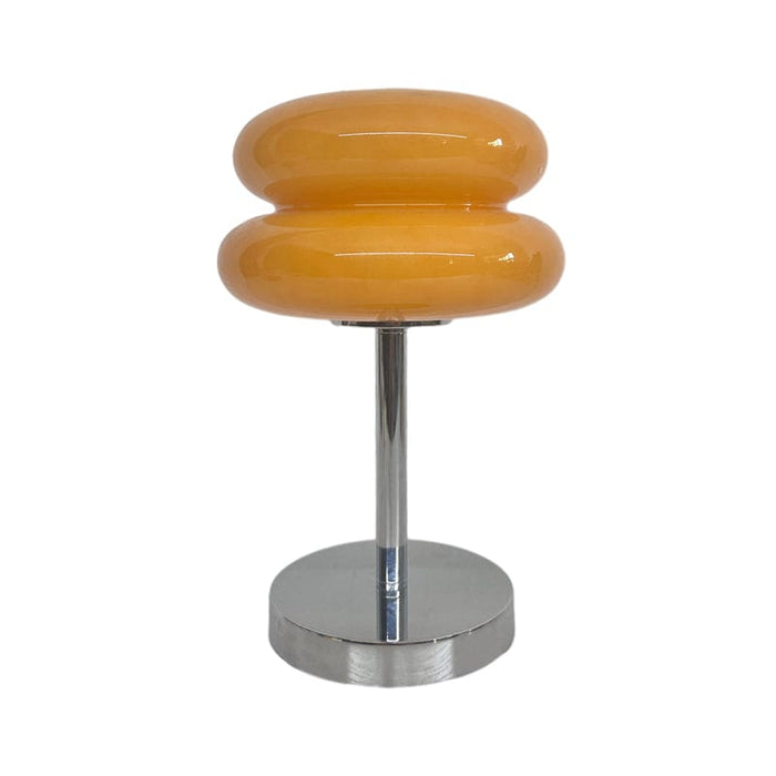 USB Thick Glass Burger Creative Warm Light Dimming Modern Table Lamp