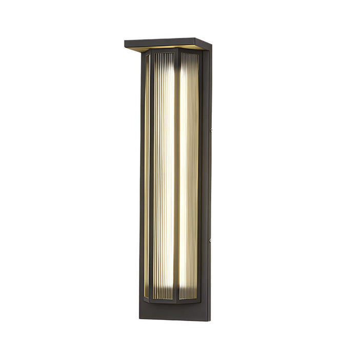Vintage Rectangular Acrylic LED Outdoor Solar Wall Lights