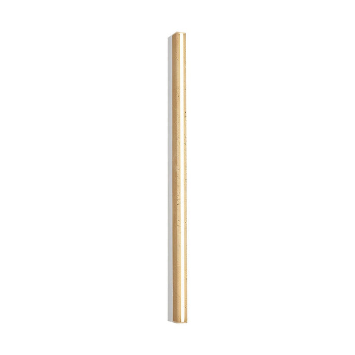 Strip Yellow Travertine LED Dimmable Wabi-Sabi Japanese-Style Wall Lamp