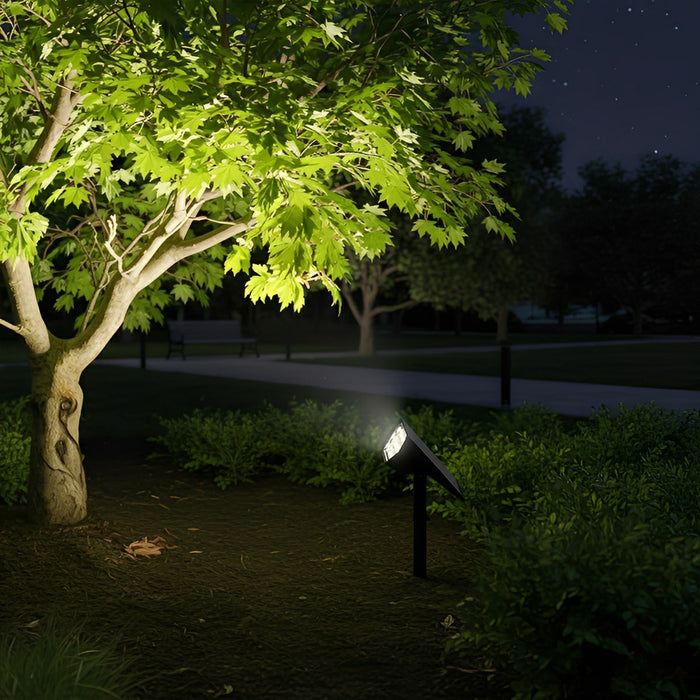 Solar Dusk to Dawn Landscape Spot Light, Outdoor Waterproof, Adjustable LED, Architectural Accent for Patio/Yard/Garden