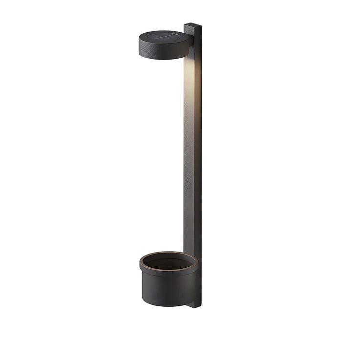 Waterproof Decor LED Solar Wall Lights with Flowerpot Outdoor Wall Lamp