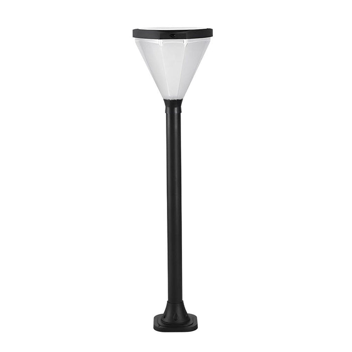 Waterproof Intelligent Light Control Led Black Modern Solar Lawn Lamp