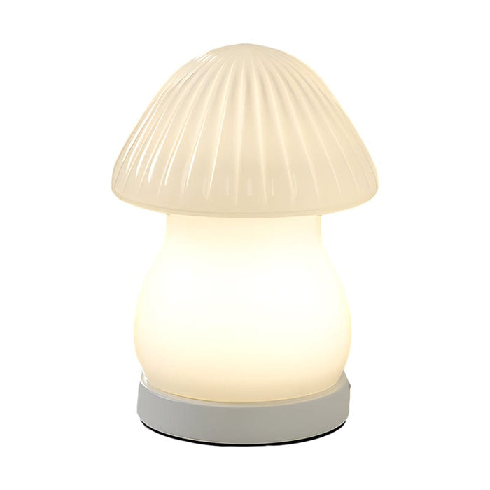 Glass Mushroom Kids' Table Lamp On/Off Switch  3 Step Dimming Night Light