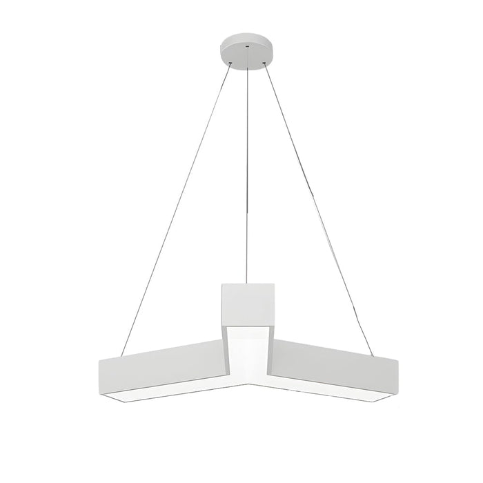4 Pcs Y-Shaped LED Office Chandelier Hanging Ceiling Pendant Lighting