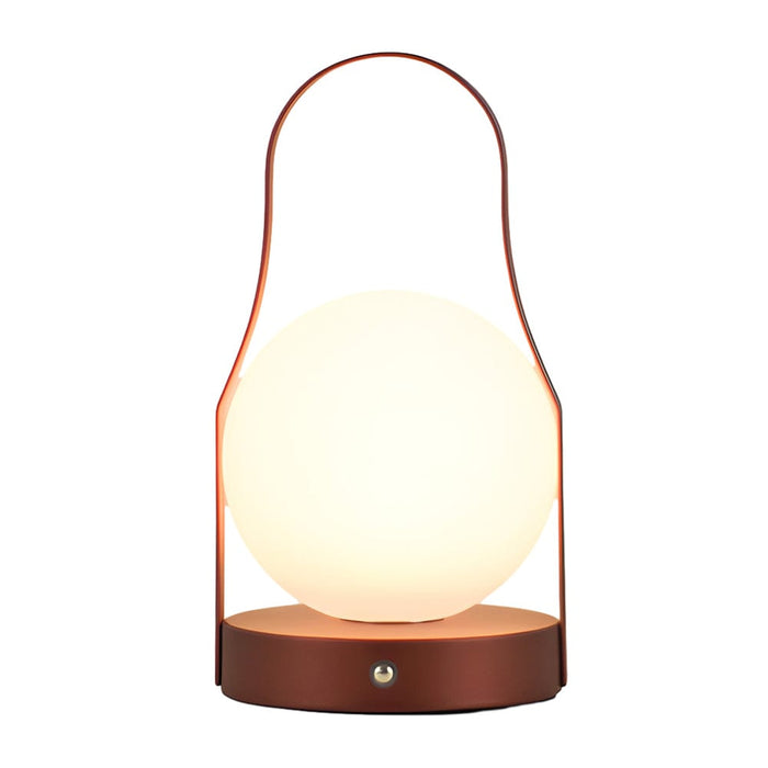 Portable Handle Lantern Table Lamp Built-in LED 3-way Dimmable Lighting