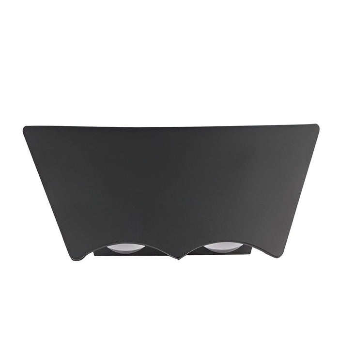 LED Up and Down Lights Waterproof Black Modern Sconce Wall Washer Light