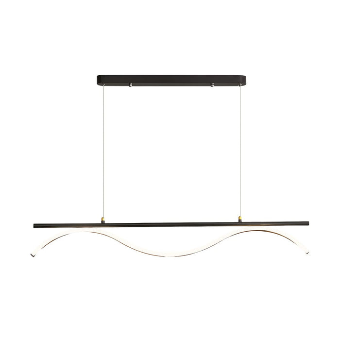 Linear Wave Design LED 1-Light Island Light - 47'' L