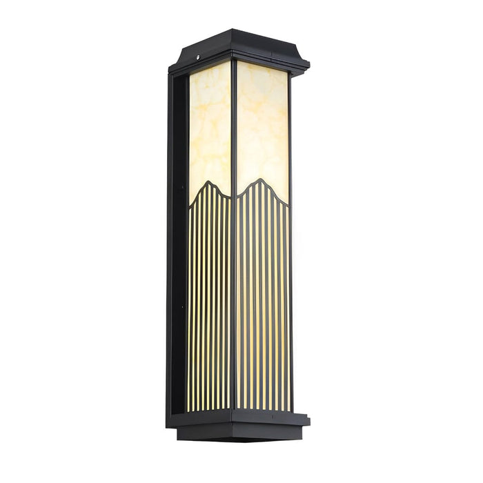 Waterproof Solar Powered Automatic Charging Outdoor Wall Lights with Remote