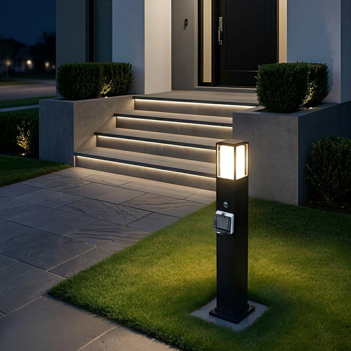 Modern Outdoor Path Light, Waterproof Socket, LED Landscape Lighting for Garden/Yard, Hardwired IP67