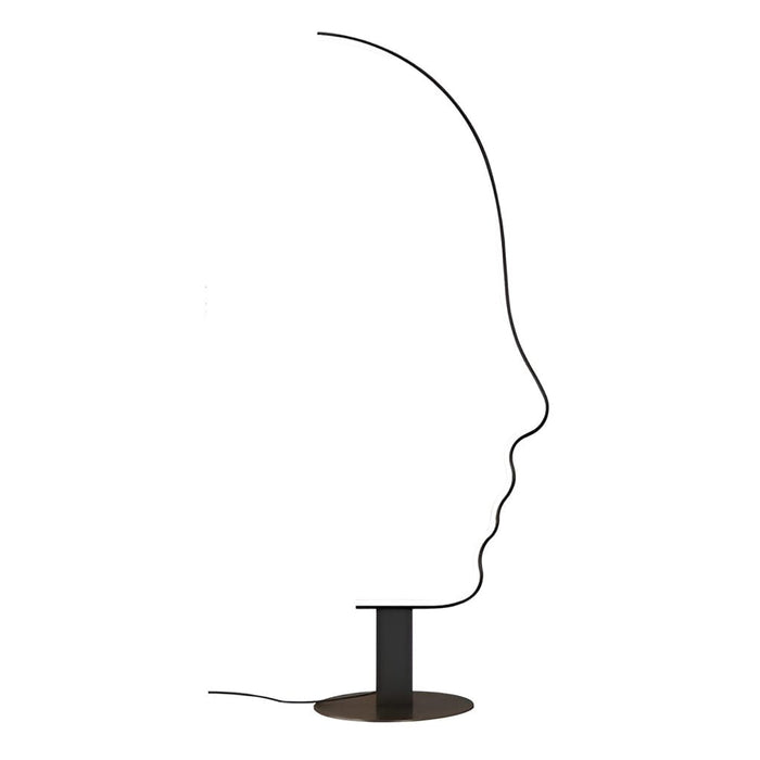Simple Aluminum Face Multi Color RGB Shaped Floor Lamp Dimming LED Standing Lamp
