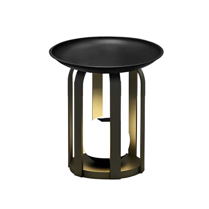 Round RGB Waterproof Flower Stand Tea Table Modern Solar Outdoor Light