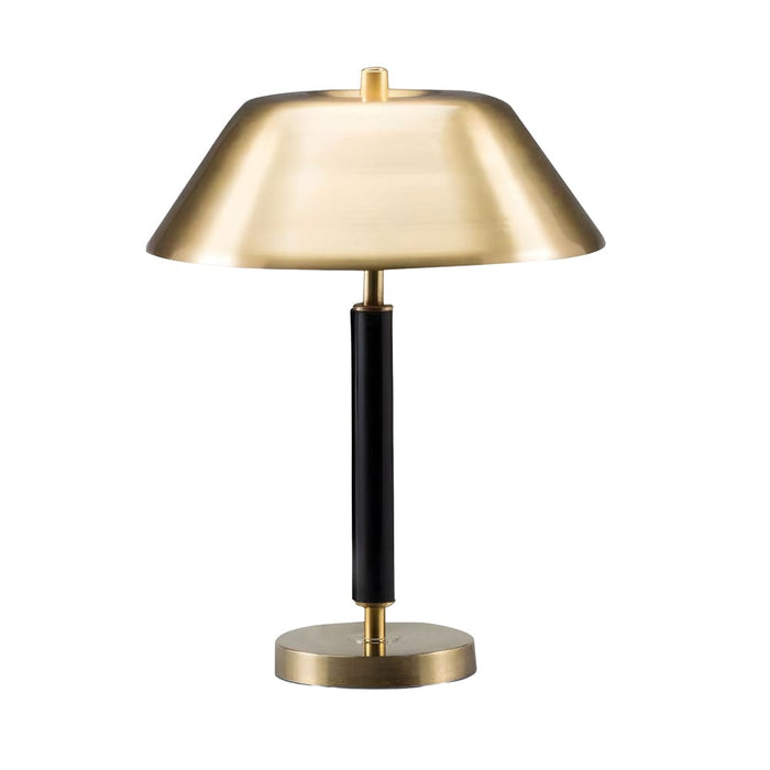 Modern Black and Brass Table Lamp for Living Room